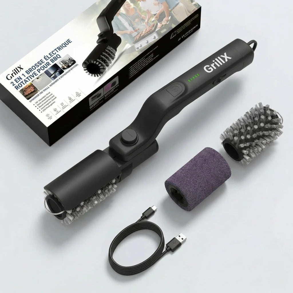 GrillX™ - Brosse Électrique pour BBQ