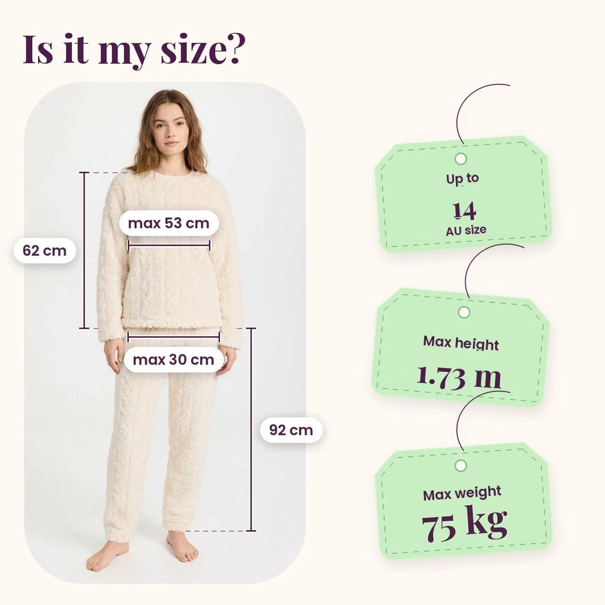 Sherpa fleece lounge set