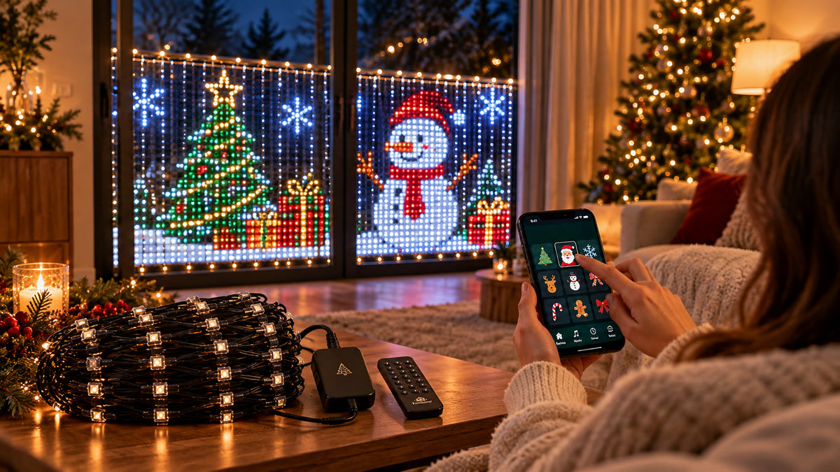 LumiPixel™ Luces de Navidad Animadas Inteligentes
