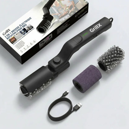 GrillX™ - Brosse Électrique pour BBQ