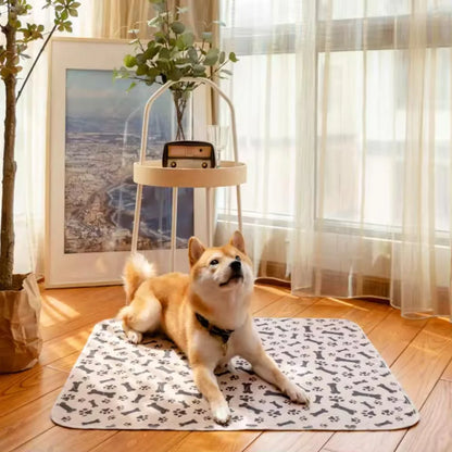 Tapis hygiénique absorbant et lavable pour chiens