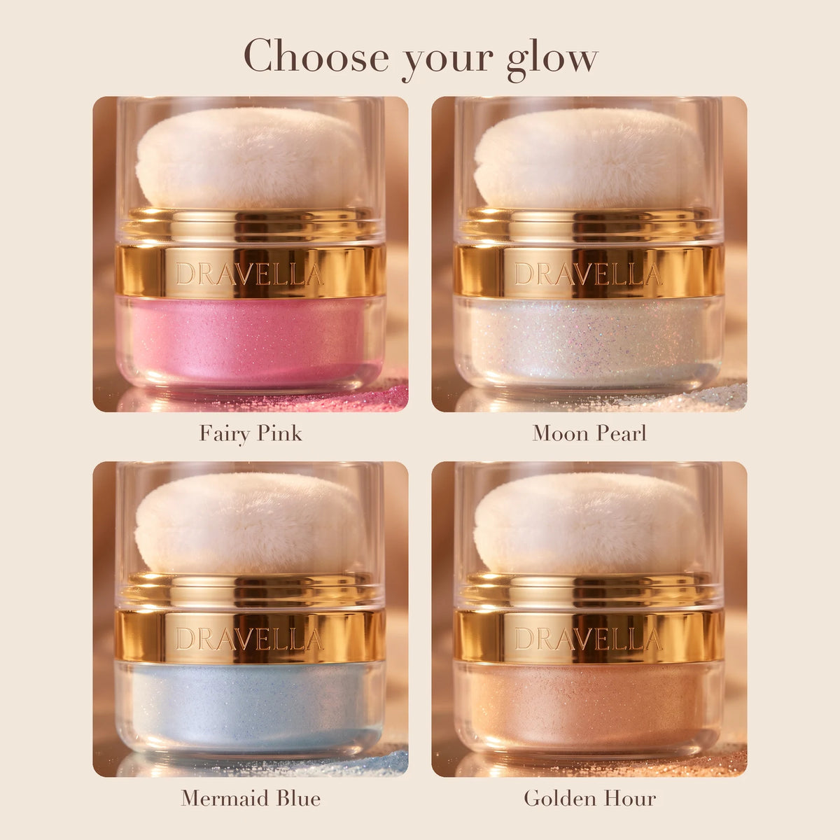 Choose your glow: 4 shades