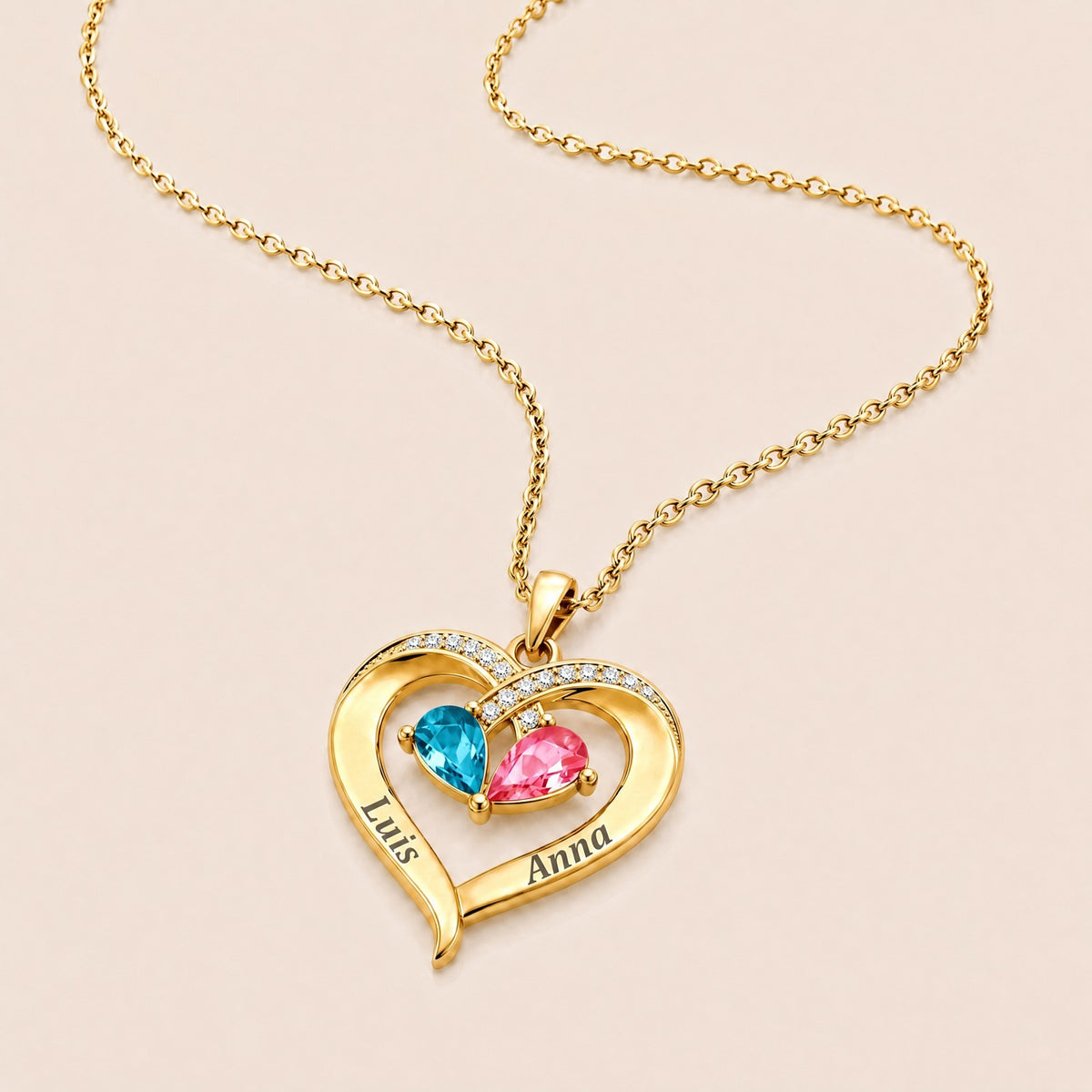 Collar Corazón A mi esposa