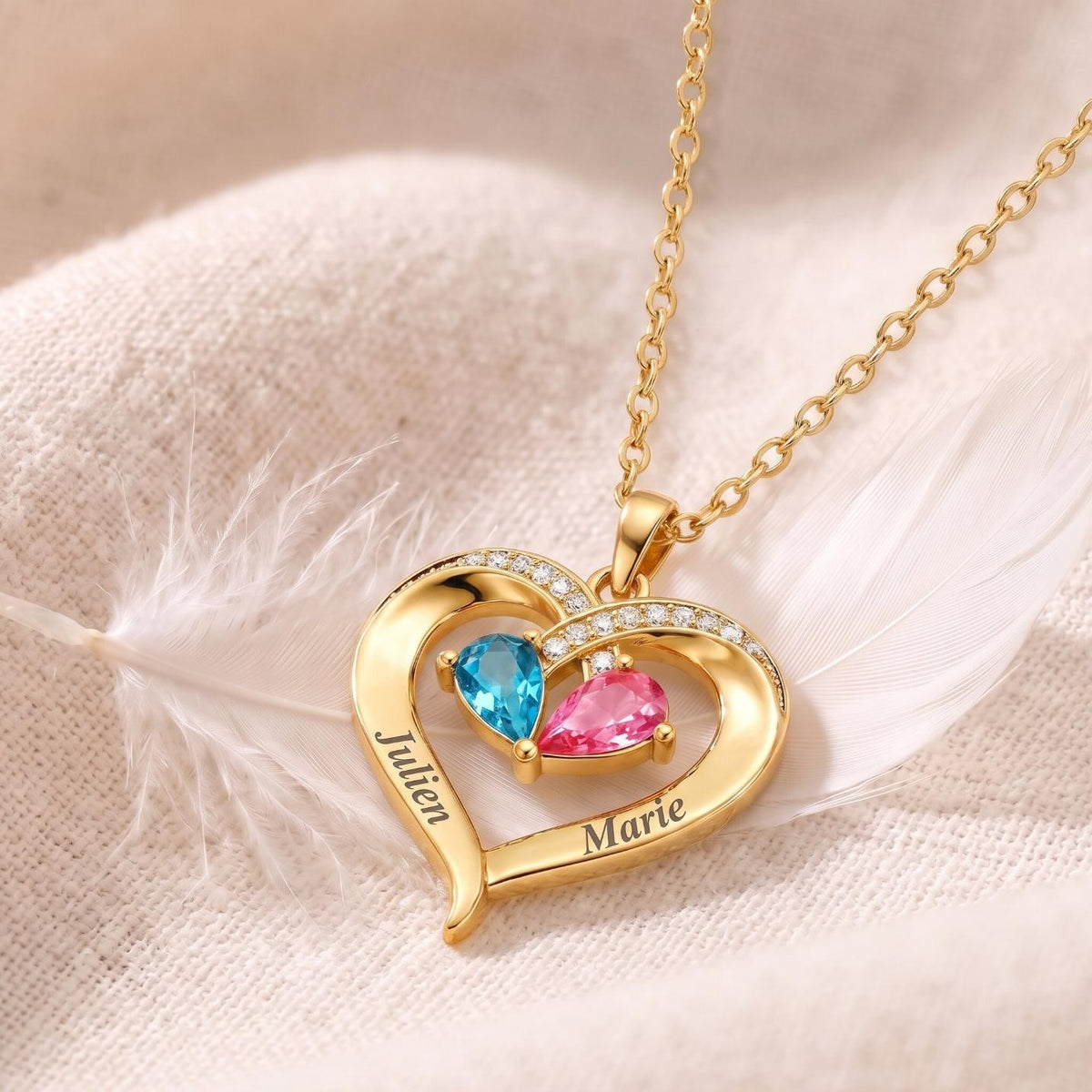 Collar Corazón A mi esposa