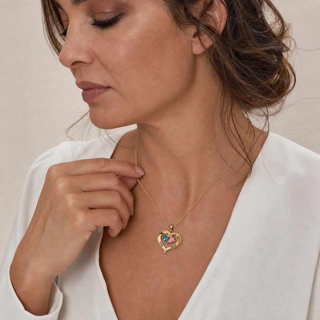 Collar Corazón A mi esposa