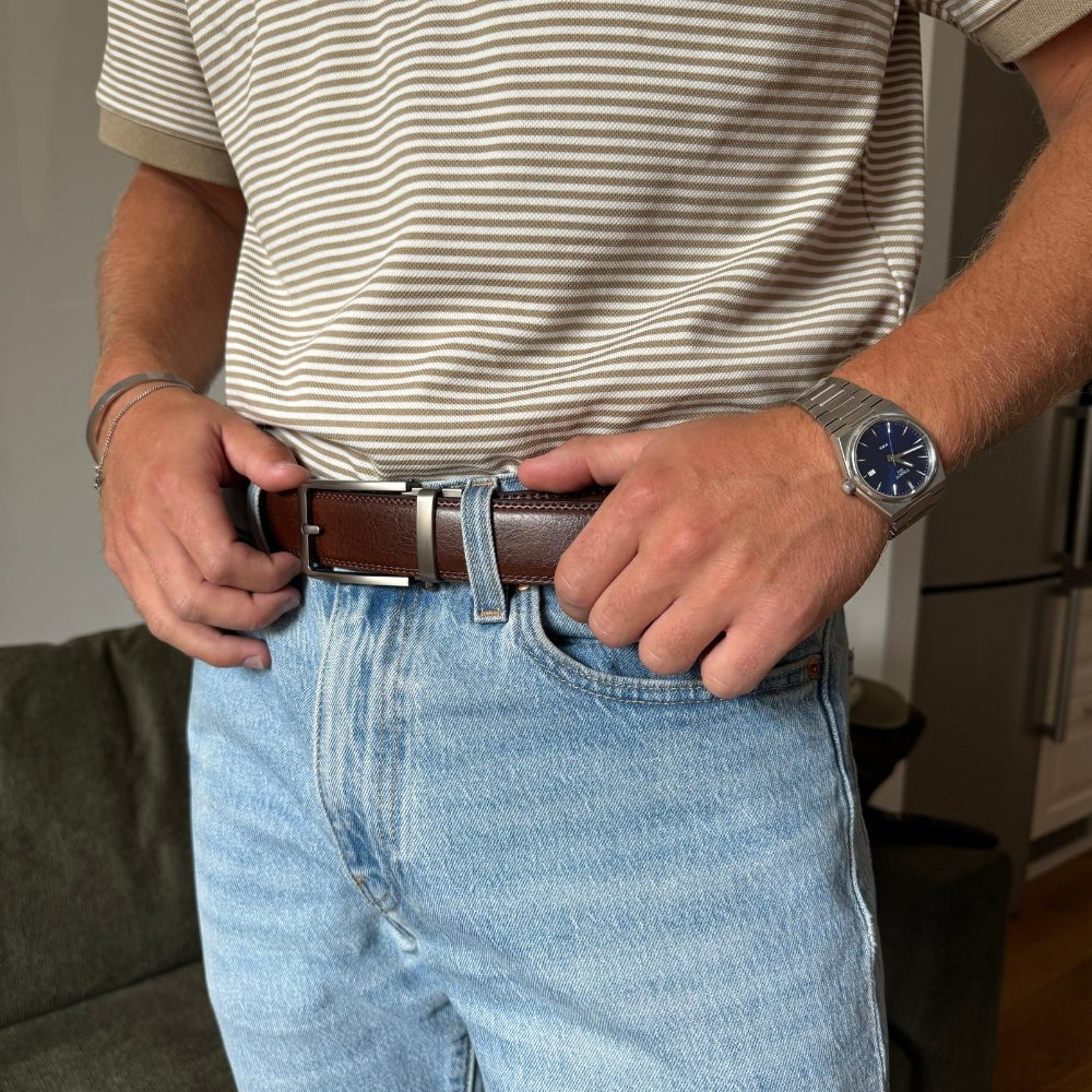 Auto-Fit Leather Belt