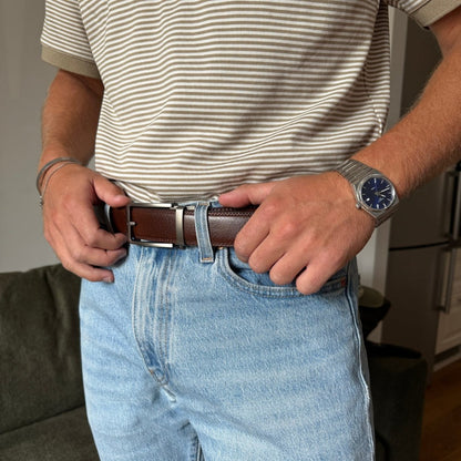 Auto-Fit Leather Belt