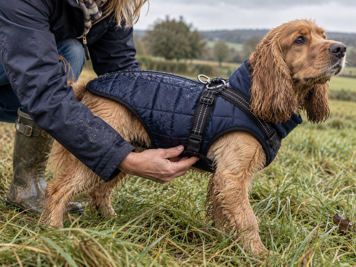 All-Weather Harness Dog Coat