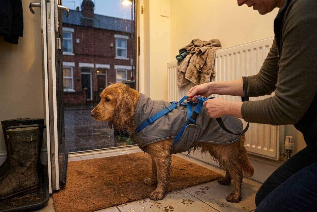 All-Weather Harness Dog Coat