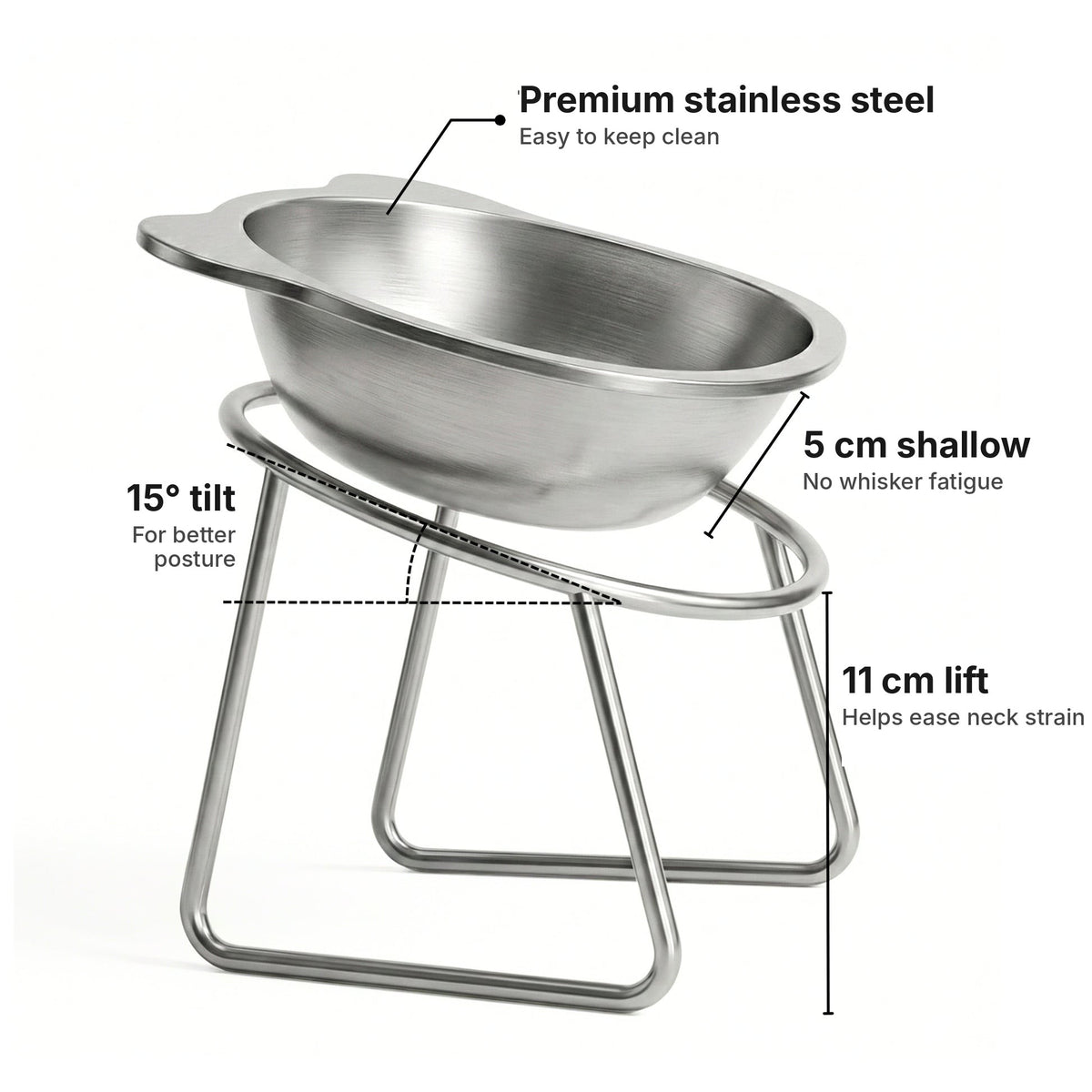PawLift™ Plato Elevado Inclinado para Perro