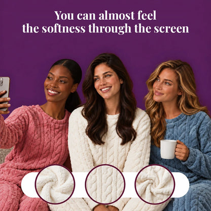 Sherpa fleece lounge set