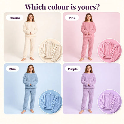 Sherpa fleece lounge set