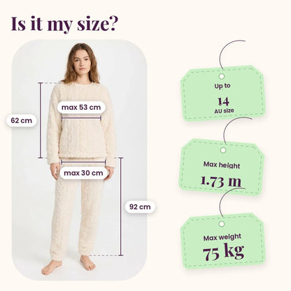 Sherpa fleece lounge set