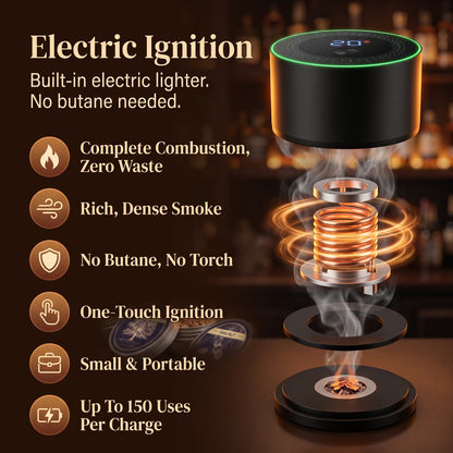 Kit Ahumador Eléctrico para Cócteles