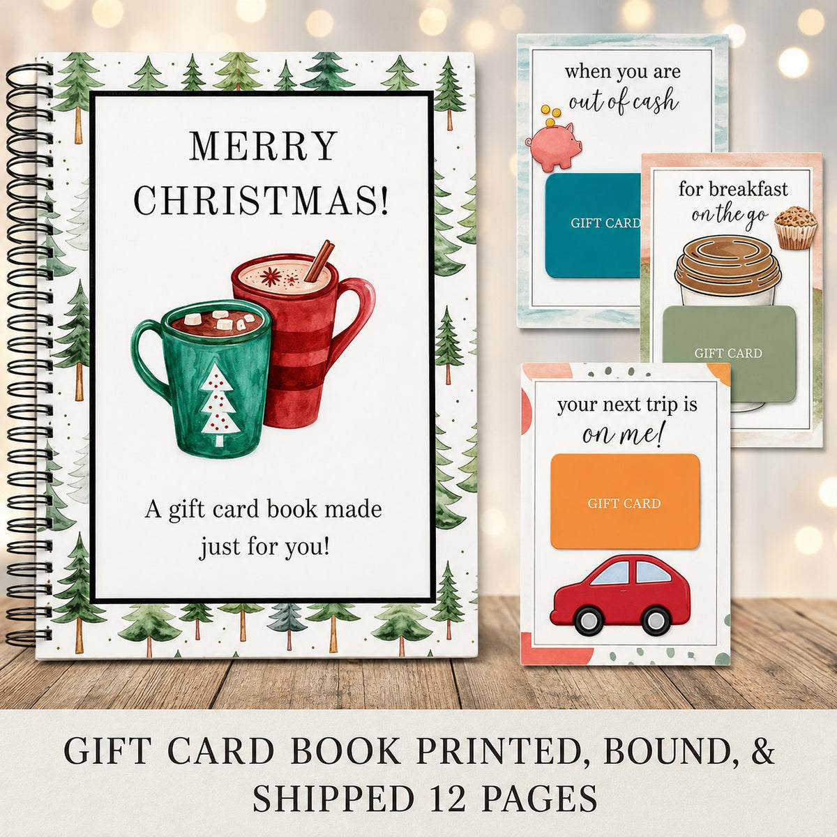 Christmas Gift Card Book