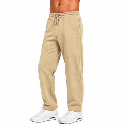 Heavyweight fleece sweatpants – Beige