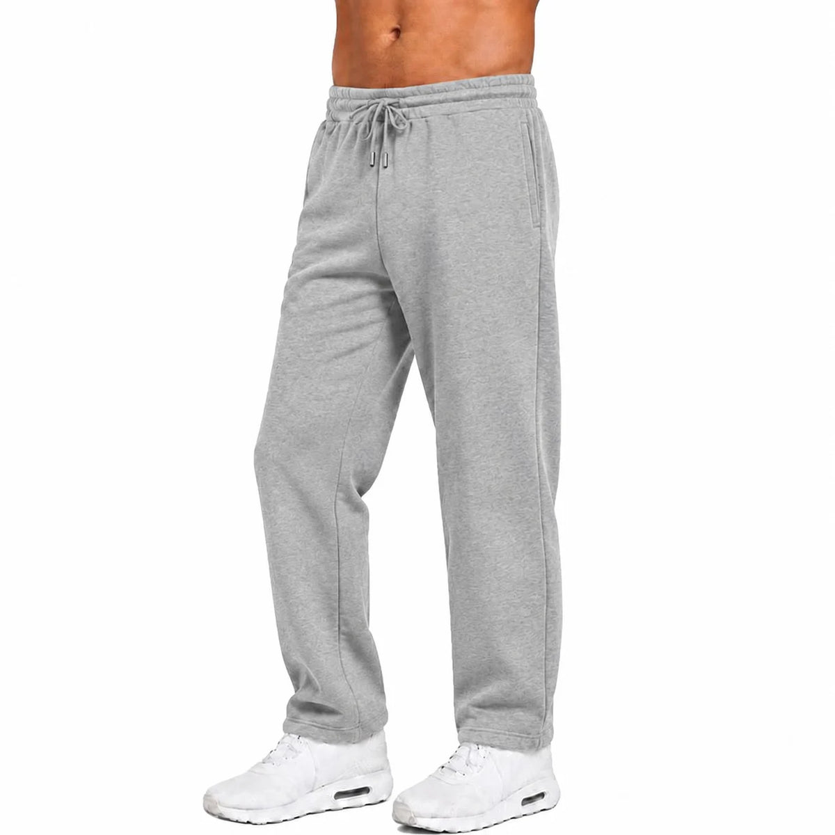 Heavyweight fleece sweatpants – Grey