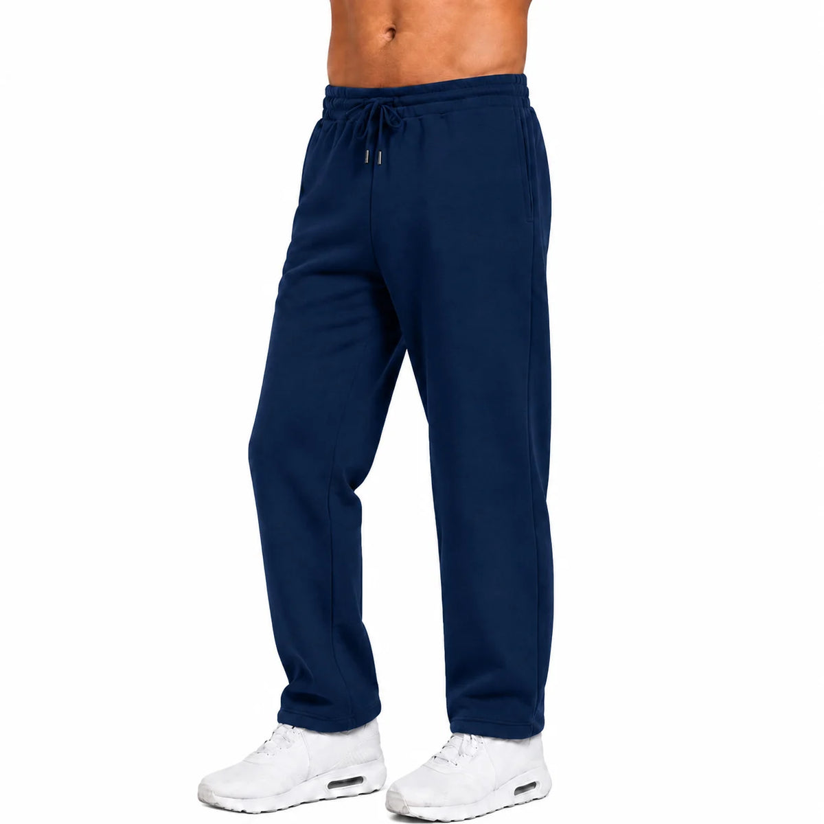 Heavyweight fleece sweatpants – Navy