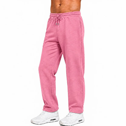 Heavyweight fleece sweatpants – Pink