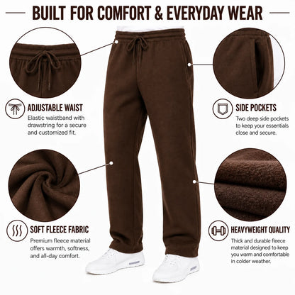 Men's heavyweight fleece sweatpants