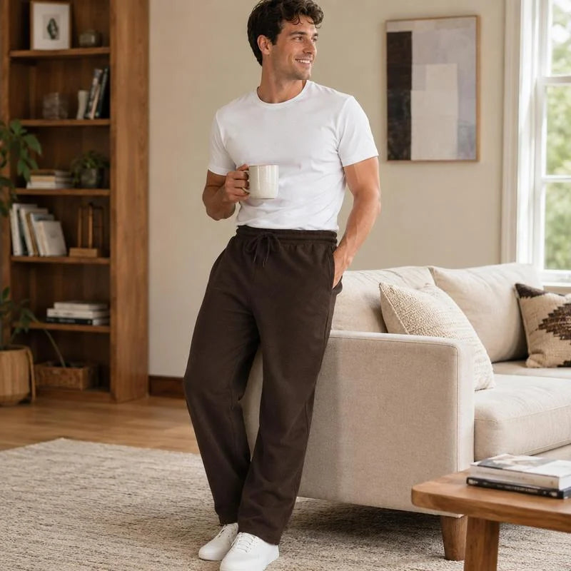 Men's heavyweight fleece sweatpants