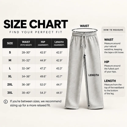 Men's heavyweight fleece sweatpants