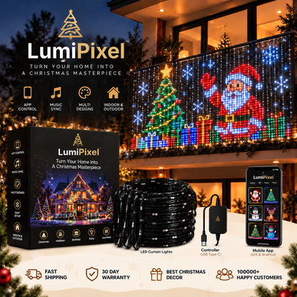 LumiPixel™ Luces de Navidad Animadas Inteligentes
