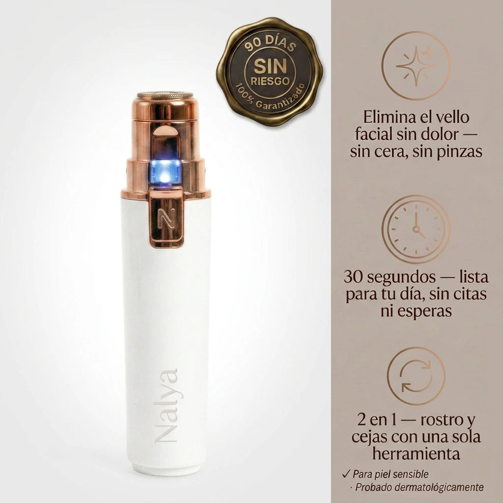 Nalya™ — Afeitadora Facial 2 en 1