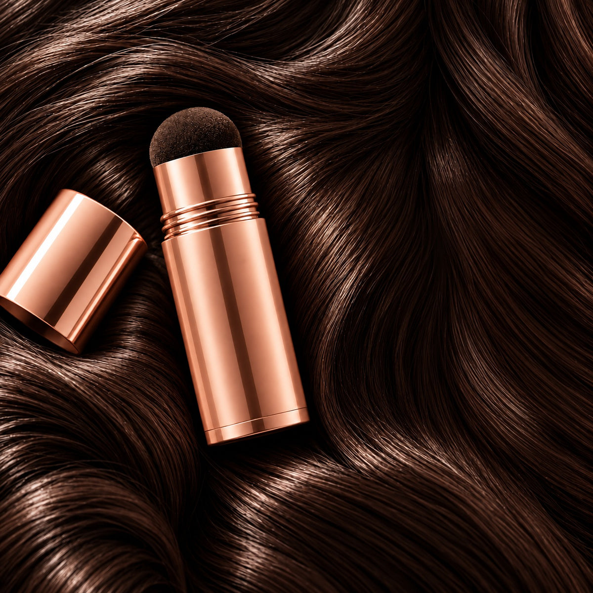Corrector de Raíces y Canas en Barra - Negro castaño