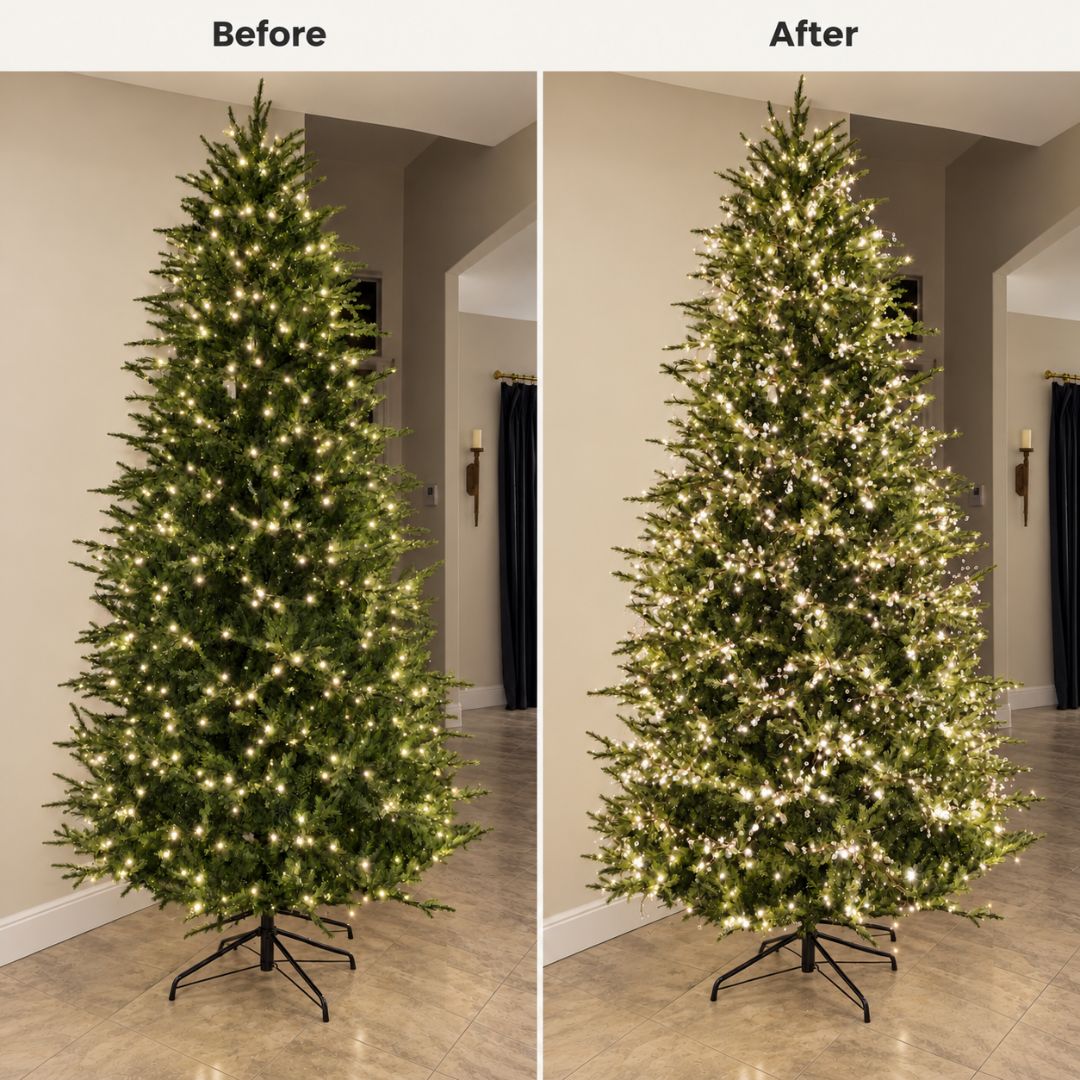 Ramitas de Cristal para Árbol de Navidad