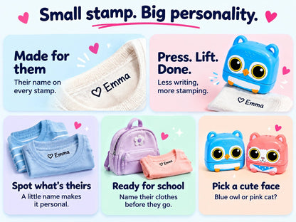 Personalised Kids Name Stamp